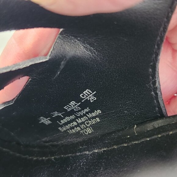 Franco Sarto Black Leather Open Toe Slingback Heeled Sandals Size 9M - Picture 7 of 7